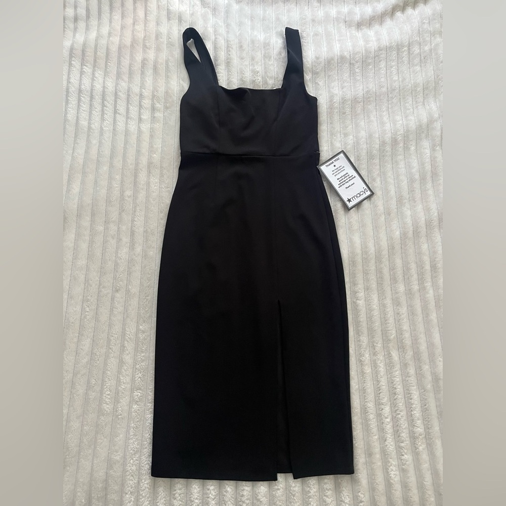 NEW! Women’s Speechless Sleeveless Classic Black Dress Square Neckline • XS